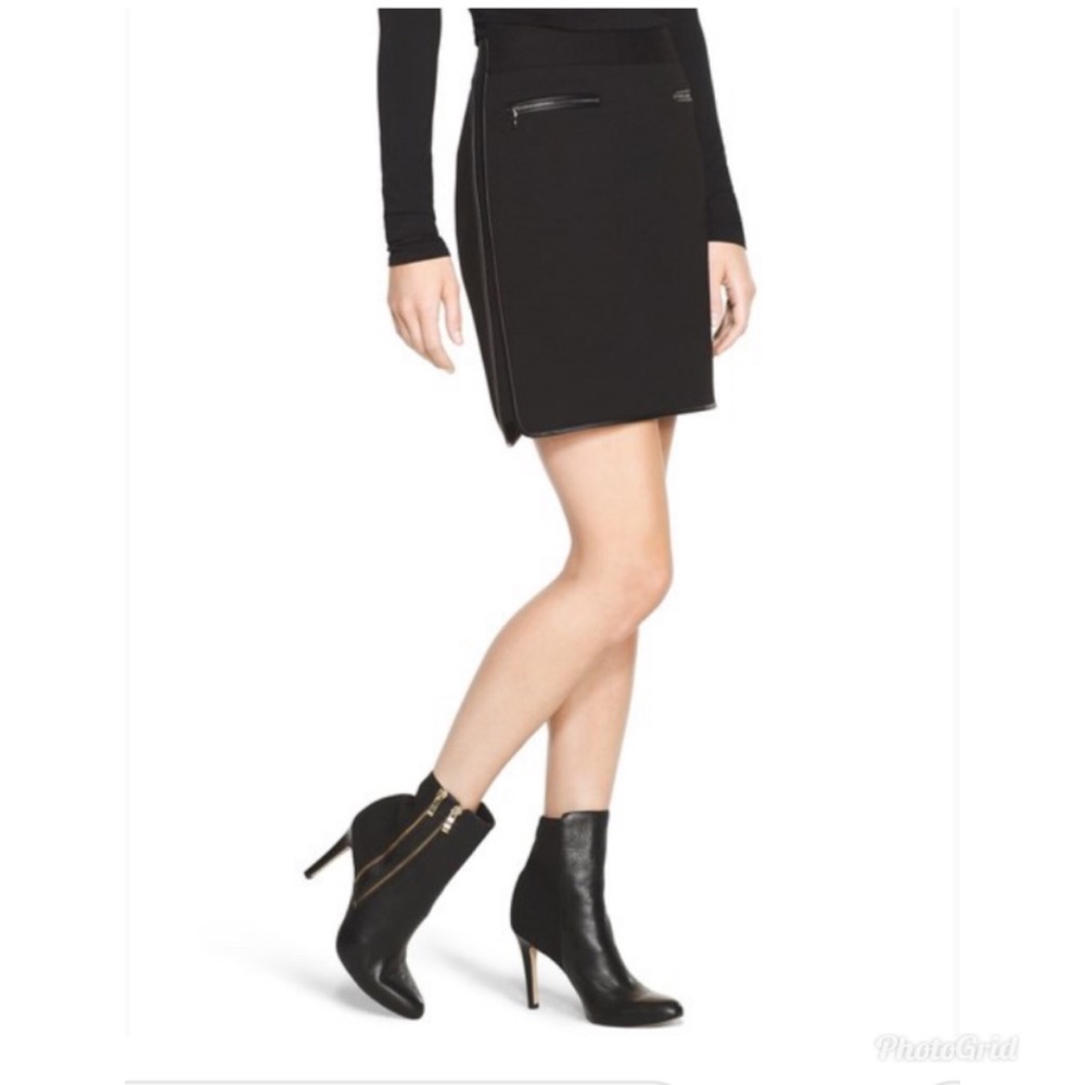 White House Black Market Ponte Mini Skirt, Sz 8
